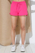 Load image into Gallery viewer, Sweet Generis Knit Active Short w/Elastic Drawstring Waist Baby Pink, Heather Gray or Hot Pink.
