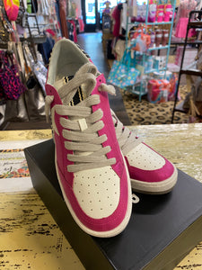 ShuShop Hot Pink Zebra Hair Sneaker