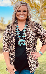 Sterling Kreek Mirage Leopard Cardigan