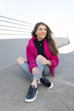 Load image into Gallery viewer, Hey Girl by Corky Black Patent Supernova Sneaker
