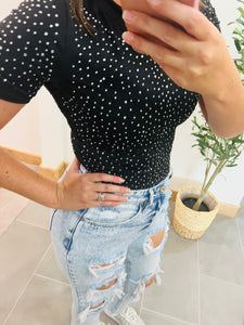 Rhinestone Bodysuit