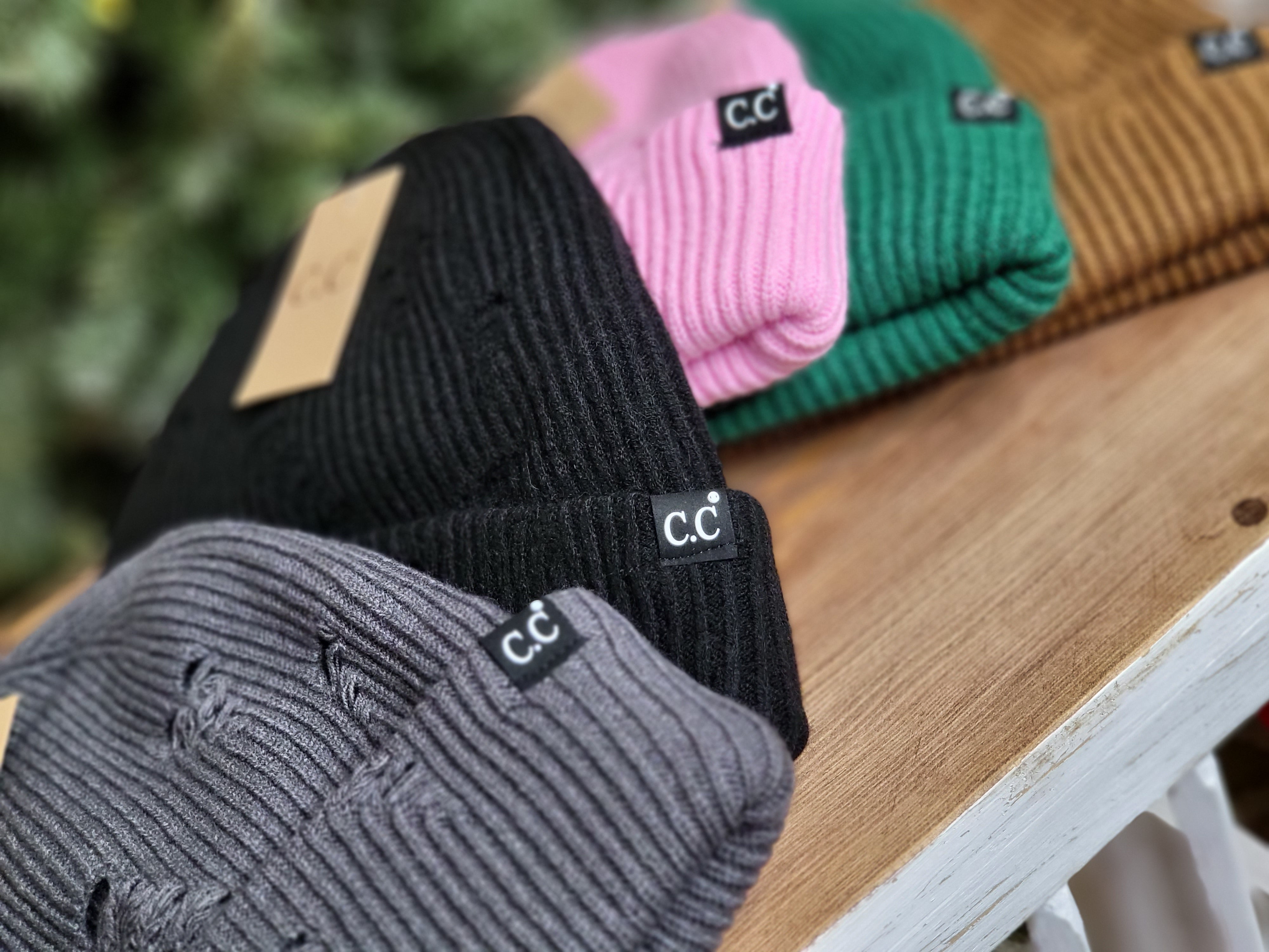 CC Beanie Unisex Distressed Hat