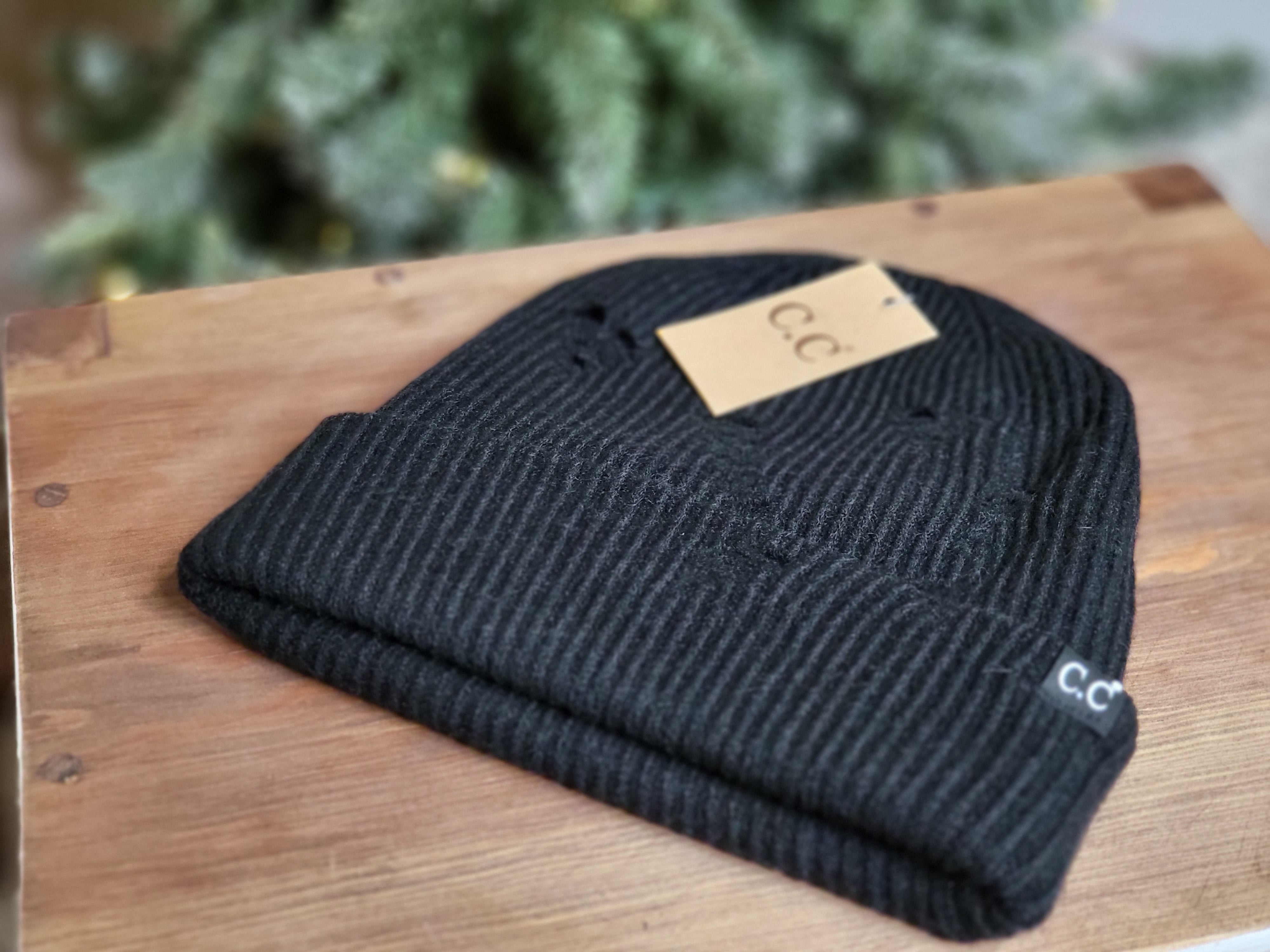 CC Beanie Unisex Distressed Hat