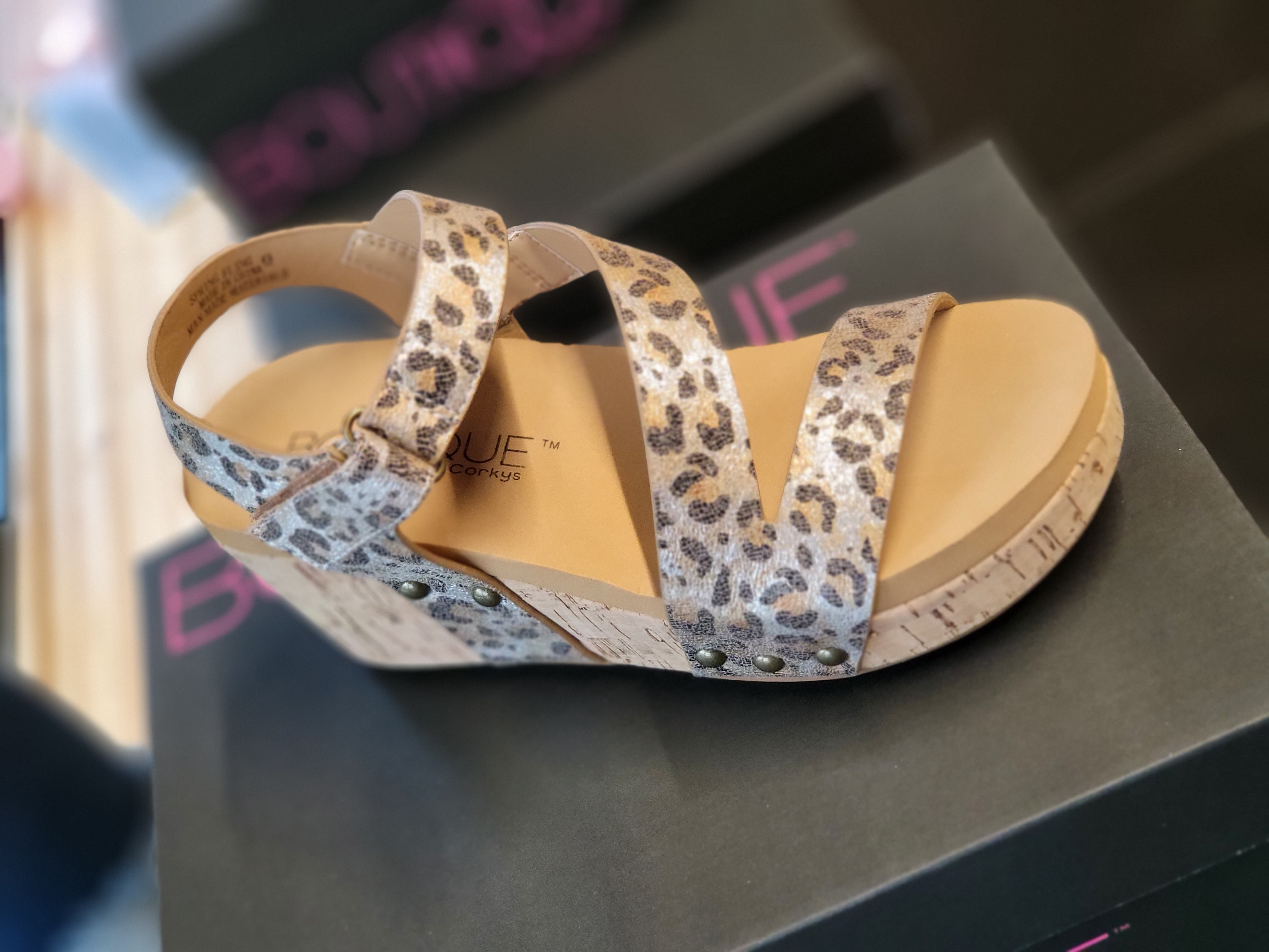 Corky Metallic Leopard Spring Fling