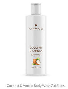 Farmasi Coconut & Vanilla Body Wash 7.6 fl. oz.