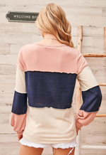 Load image into Gallery viewer, Hailey &amp; Co Color Block Top 3 Colors
