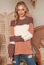 Load image into Gallery viewer, Hailey &amp; Co Color Block Top 3 Colors
