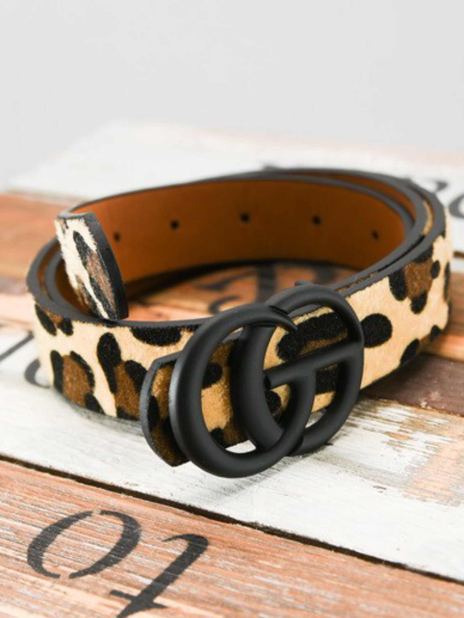 Designer 2025 leopard belt