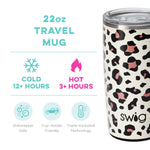 Load image into Gallery viewer, Swig Luxy Leopard Travel Mug 22 oz
