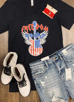 Load image into Gallery viewer, FREEDOM ROCKS! V-neck Tee
