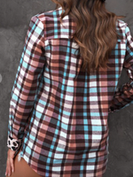 Load image into Gallery viewer, Plaid/Leopard Shacket
