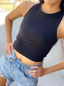 Racerback Crop Tank Top
