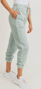 Mono B Mineral Washed Joggers Black or Sage
