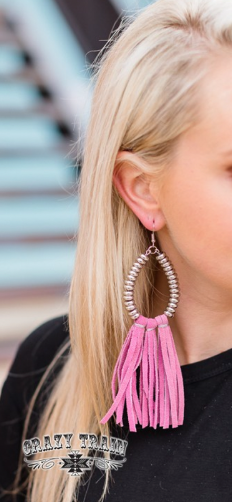 Pink Rio Grande Earrings by Crazy Train