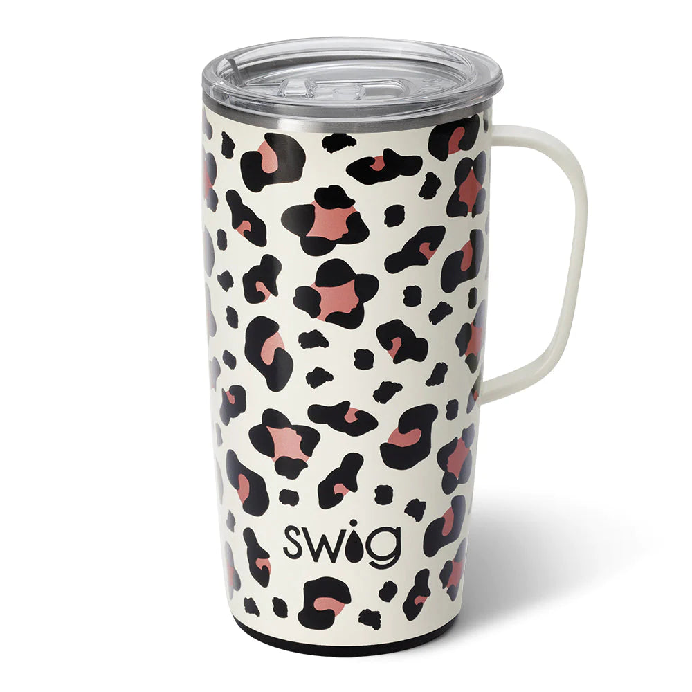 Swig Luxy Leopard Travel Mug 22 oz