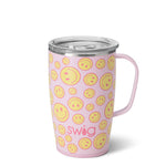 Load image into Gallery viewer, Swig Oh Happy Day Travel Mug 18 oz
