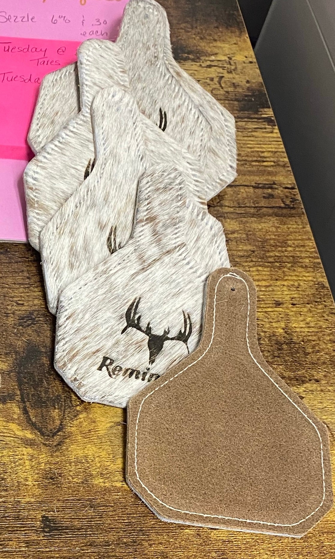 re-SCENTit Leather / Hair on Hide Car Fresheners