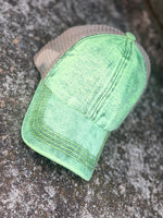 Load image into Gallery viewer, C.C. Mommy &amp; Me Criss Cross Baseball Caps (Ponytail)
