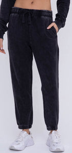 Mono B Mineral Washed Joggers Black or Sage
