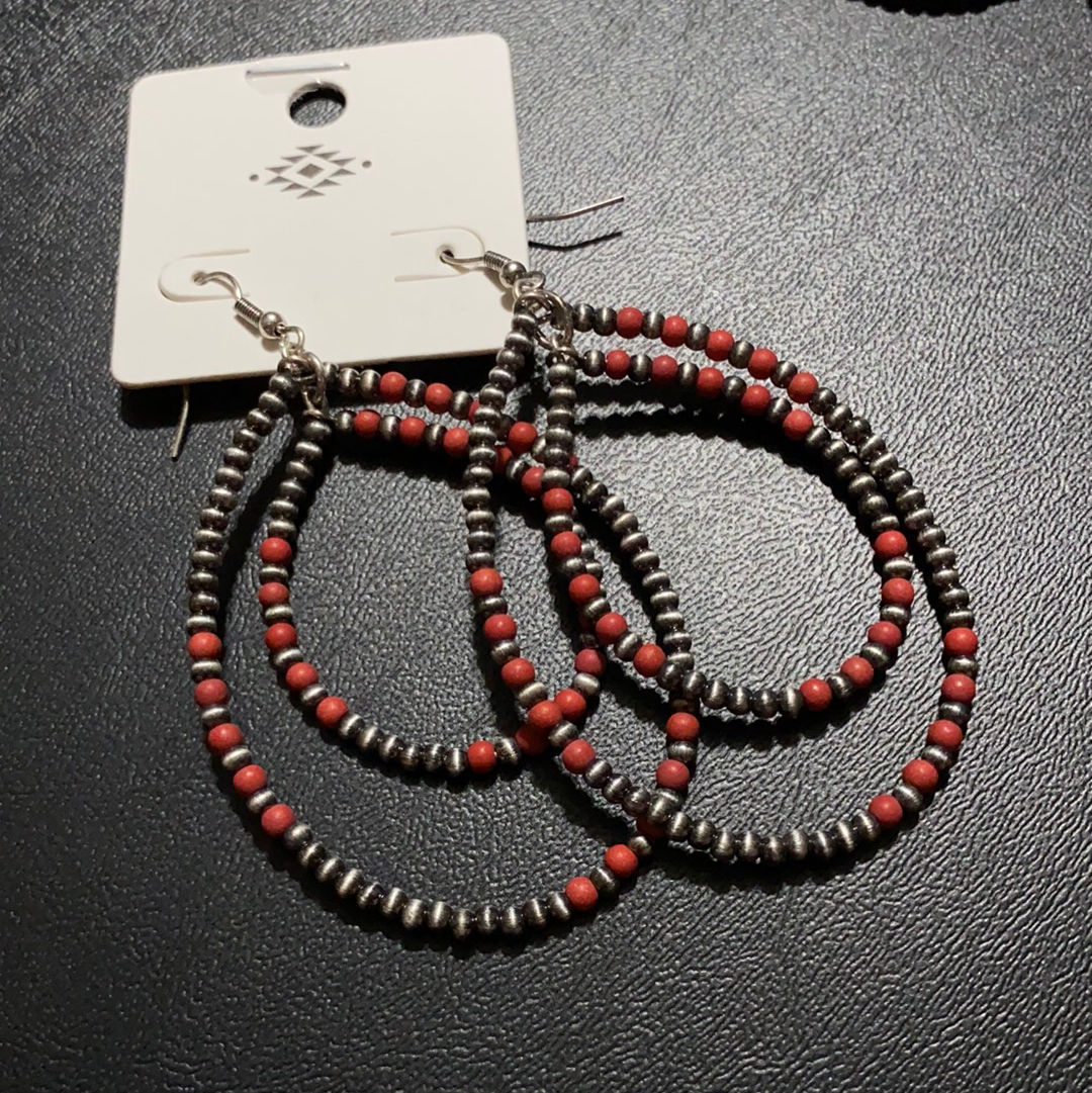 Navajo Pearl Red / Turquoise Jewelry