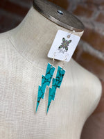 Load image into Gallery viewer, Voyager’s Dream Jewelry Lightning Bolt Earrings
