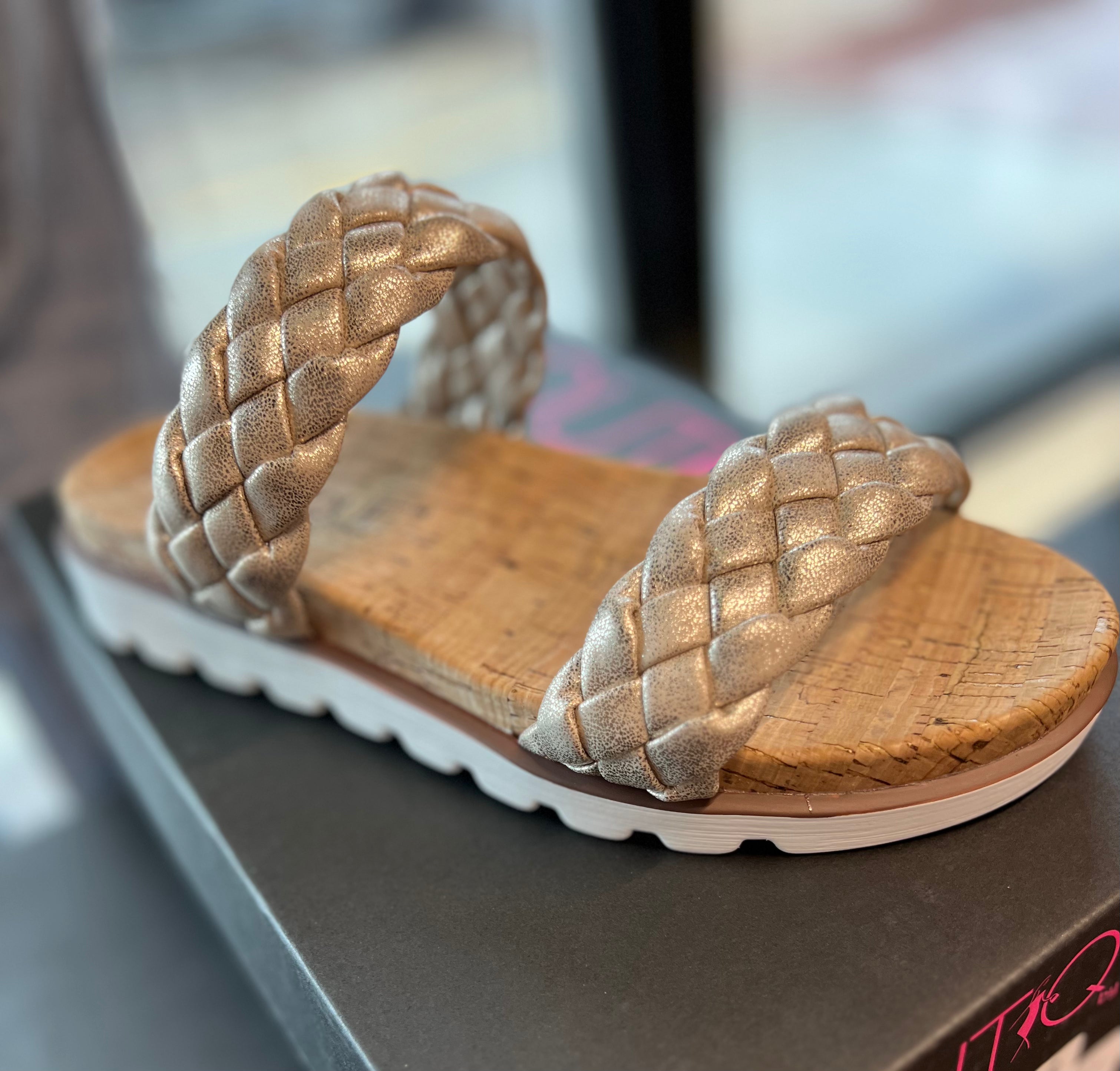 Corky Moonlight Gold Sandal