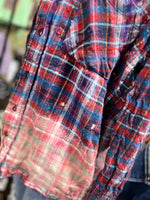 Load image into Gallery viewer, New Vintage Dark Berry Dip Flannel Shirt
